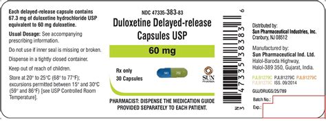 duloxetine 60mg capsule mechanism