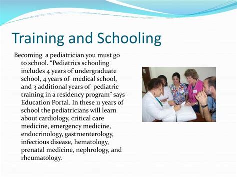 Education and Training for Pediatricians