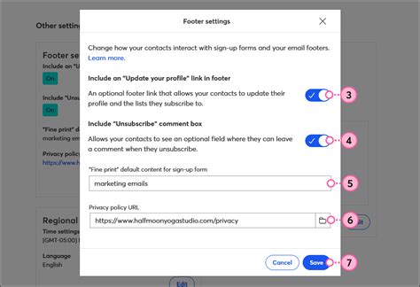 Email contact