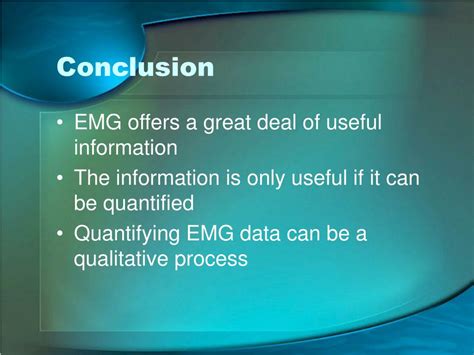 Conclusion and Next Steps