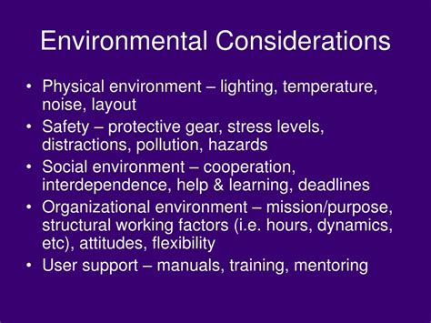 Environmental Considerations of High Altitude