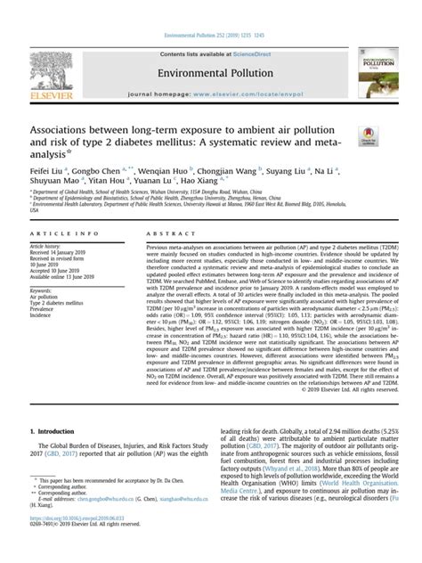 Environmental Pollutants