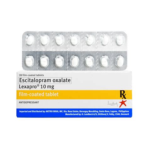 Escitalopram 10mg