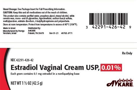 Estradiol Vaginal Cream Uses