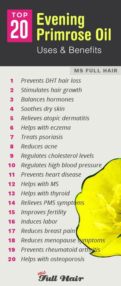 evening primrose oil benefits