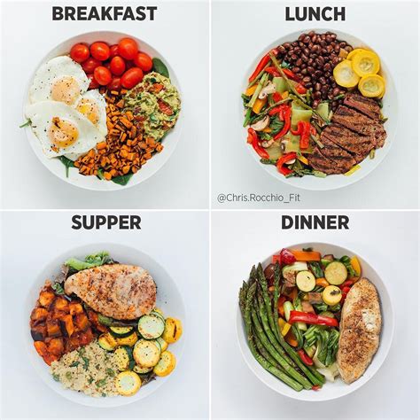 examples of healthy meals