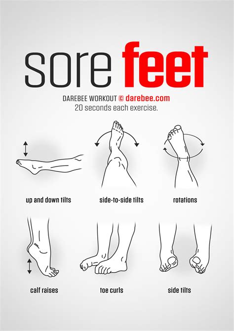 exercises for sore feet arch