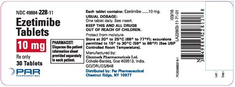 Ezetimibe Dosage and Administration