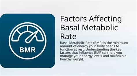 Factors Influencing Basal Metabolic Temperature