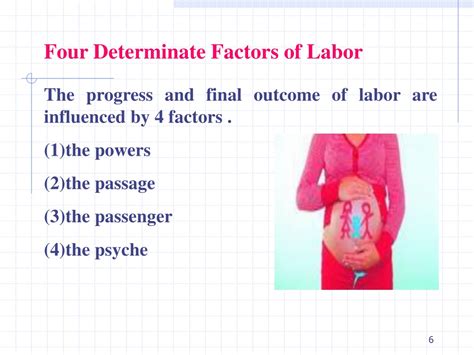 Factors That Influence Labour Progression