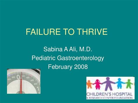 failure to thrive conclusion