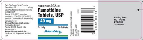 Famotidine 40mg Side Effects