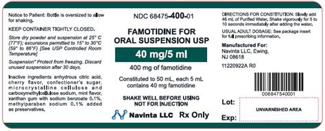 famotidine overdose