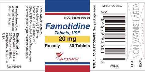 Famotidine Warnings and Precautions