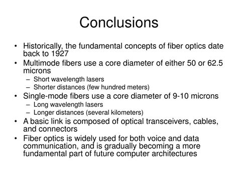 Fiber Conclusion