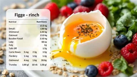 Fiber content in eggs