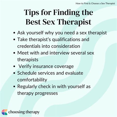finding a sex therapist