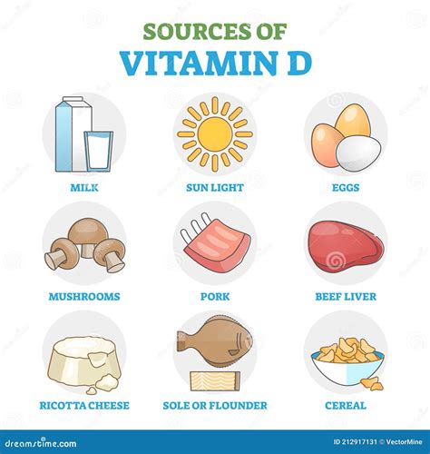 Food sources of vitamin D and calcium