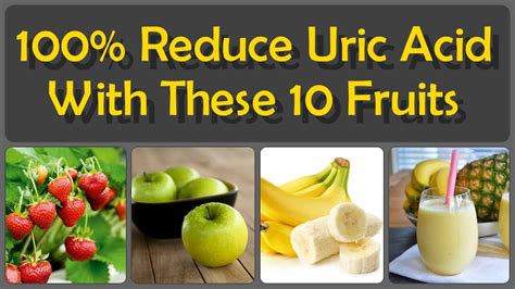 Fruits for gout relief