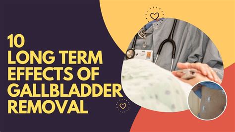 Gallbladder removal long-term effects