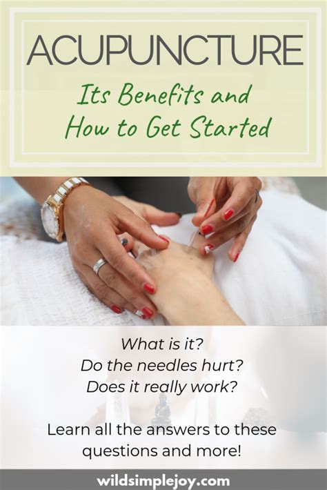Getting Started with Acupuncture
