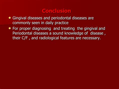 gum disease conclusion