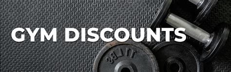 gym membership discounts
