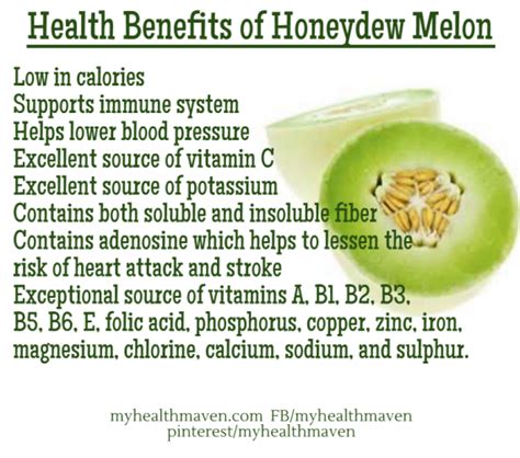 health benefits of honeydew