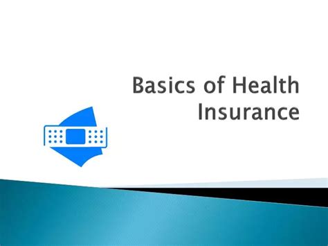 health insurance basics