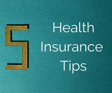 health insurance tips and tricks