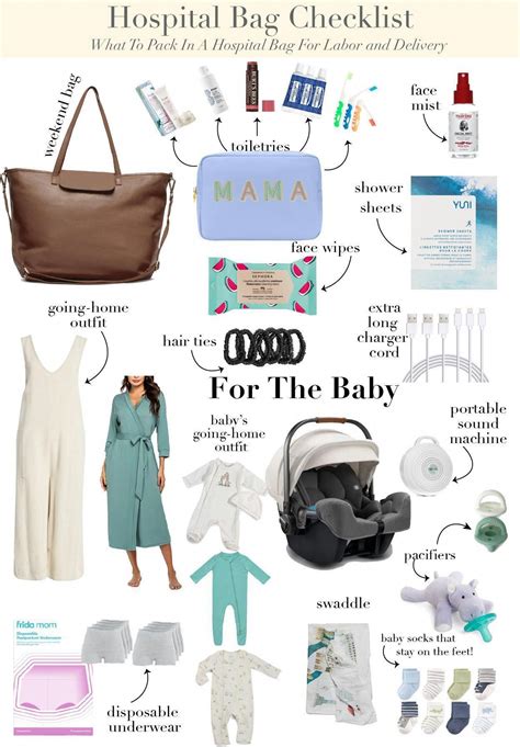 Hospital bag essentials