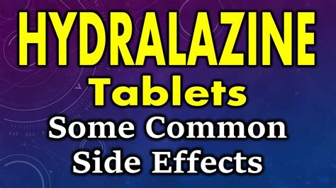 Hydralazine Serious Side Effects