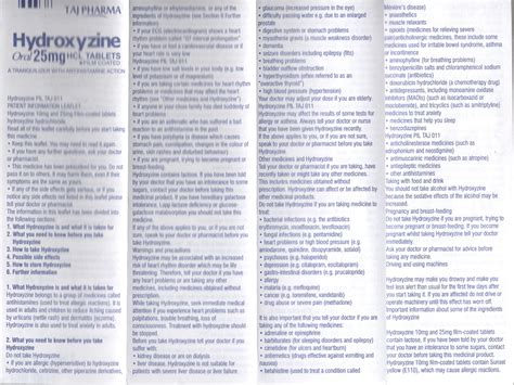 hydroxyzine hcl dosage