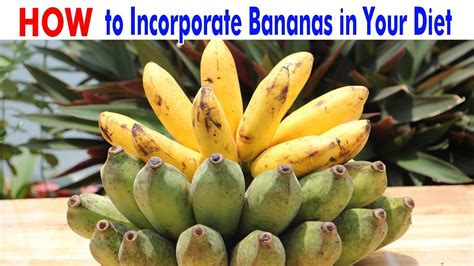 Incorporating Bananas into Your Diet