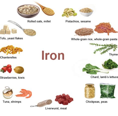 incorporating iron rich foods