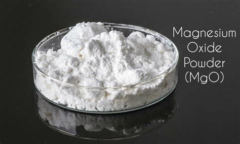 Industrial Applications of Magnesium Oxide