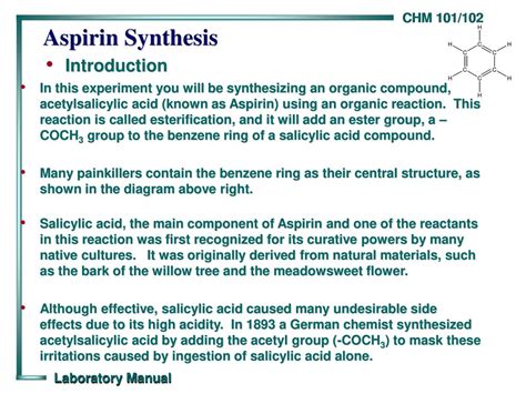Introduction to Acetylsalicylic Acid