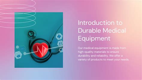 Introduction to Durable Medical Equipment