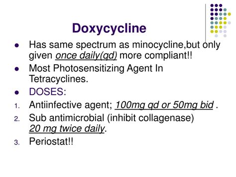 Introduction to Doxycycline