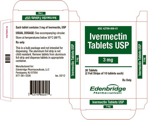 Ivermectin Dosage and Administration