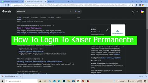 Kaiser Permanente Login Customer Support