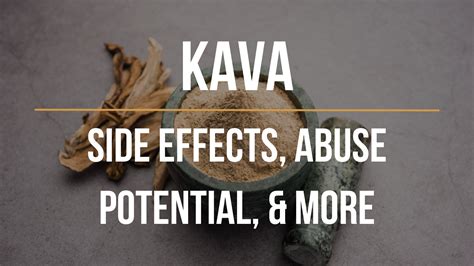 Kava Kava Side Effects