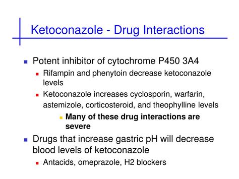 Ketoconazole Interactions