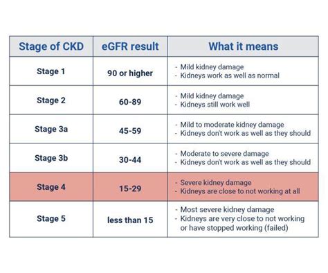 kidney disease stage 4