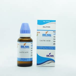 Lactic Acid Medicine