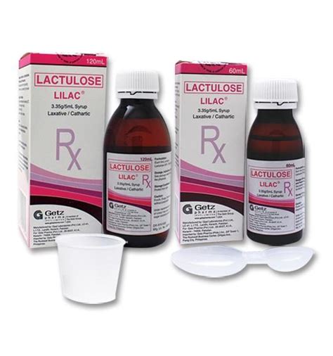 Lactulose as a laxative