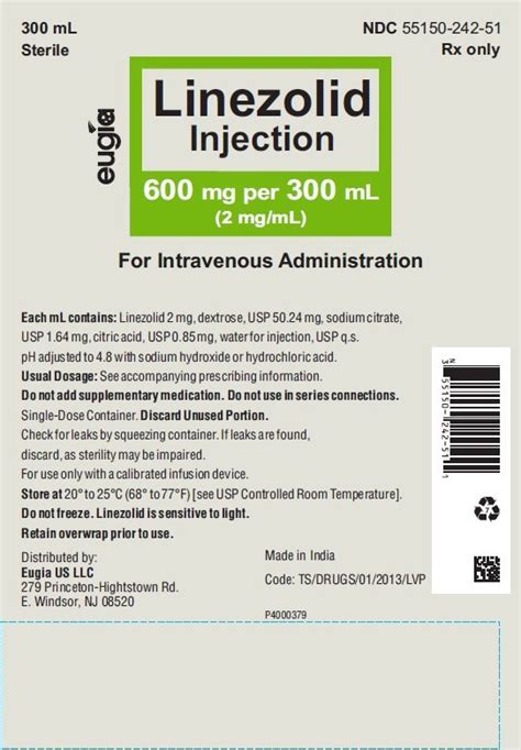 linezolid less common side effects