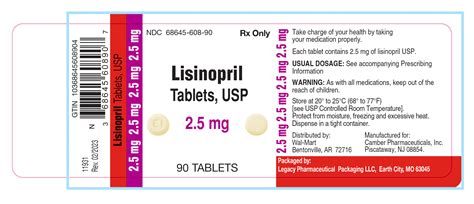 Lisinopril 20mg Tablets Dosage