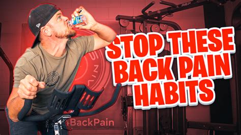 living with back pain