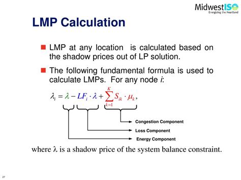 LMP calculation